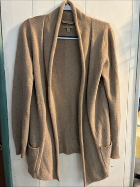 Cashmere open front cardigan banana republic medium
